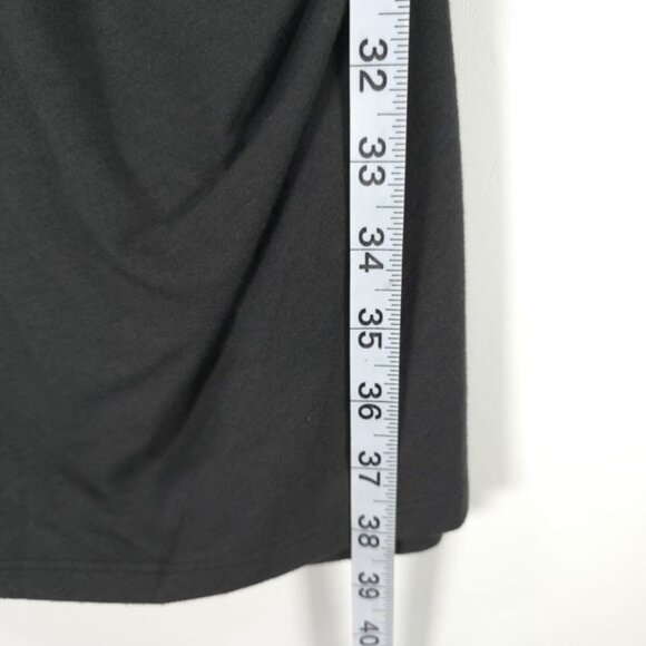 ATHLETA PIMA COTTON Blend Carefree Long Sleeve Ruched Side Sheath Dress SMALL - Picture 7 of 11